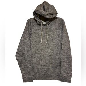 Lululemon City Sweat Pullover Hoodie Mens L Heathered Muslin Fleece M3BWDS Gray